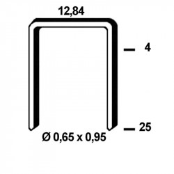 BOSTITCH 21680B-LN-E agrafeuse tapissier long nez 4 à 16 mm AGR.S 80
